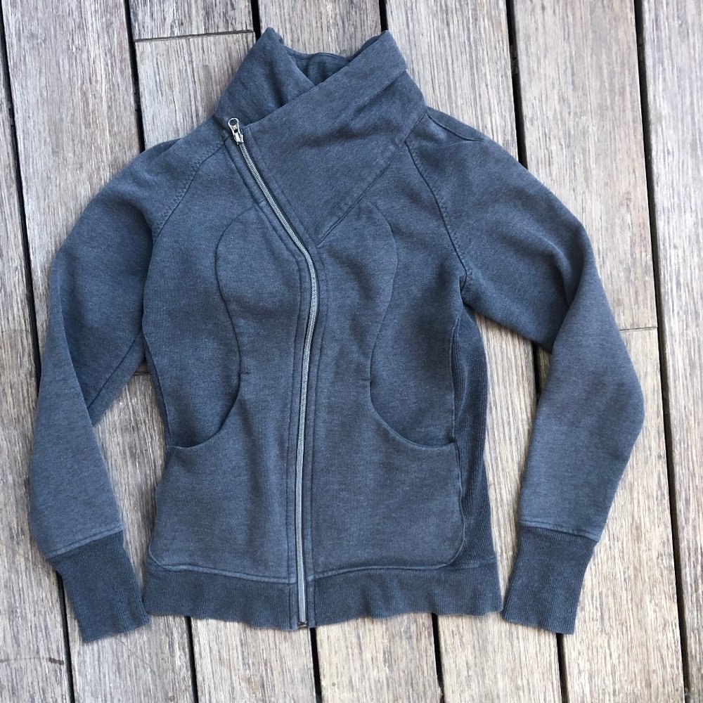 LULULEMON Asymmetrical Scuba Runch Full Zip Jacket